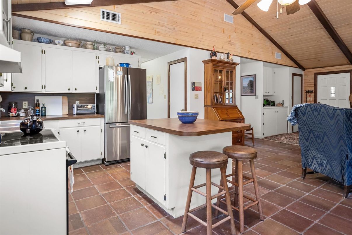 Interior, Kitchen, Stainless Steel Appliances, Wooden Ceilings