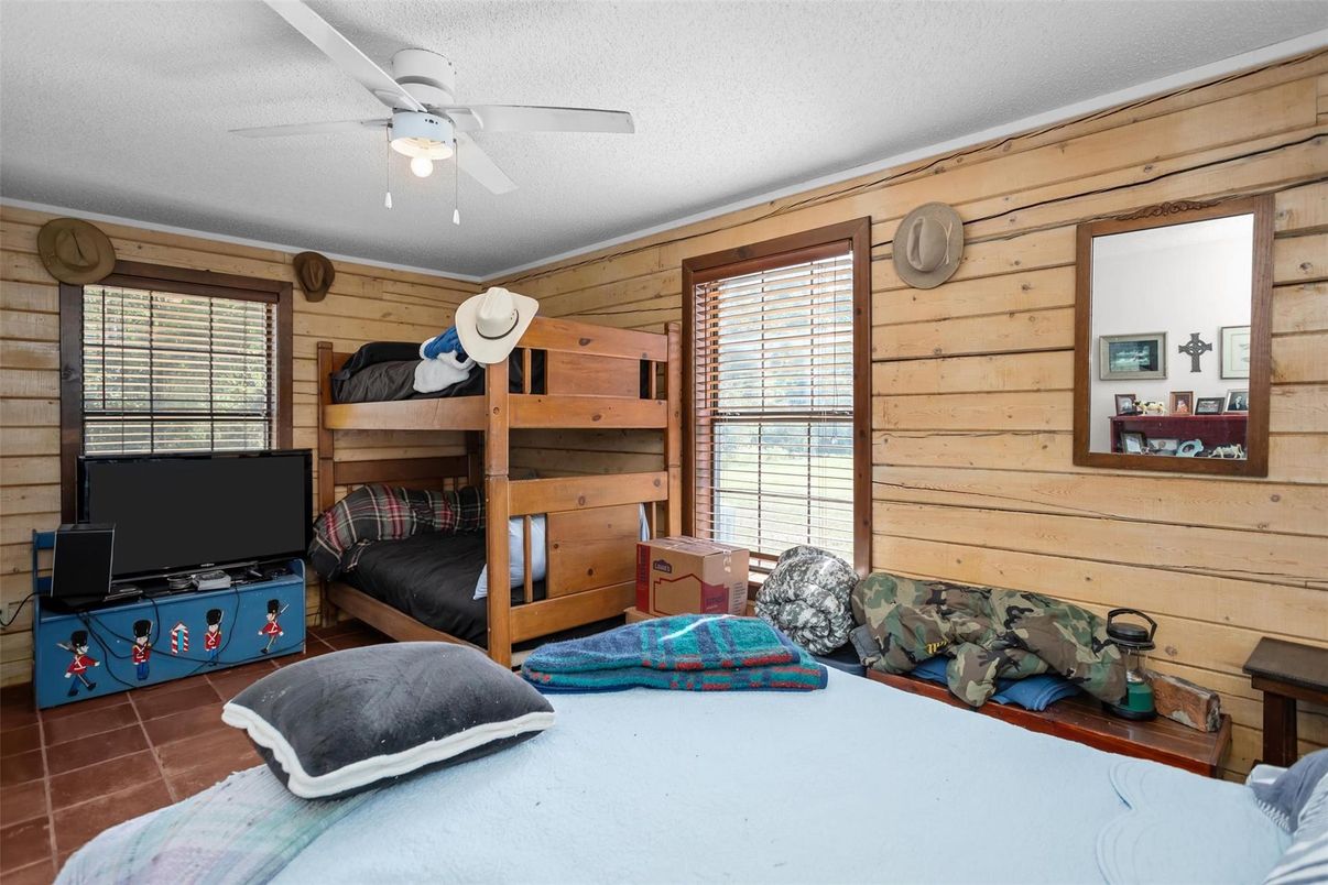 Bedroom, Interior, Wooden Walls