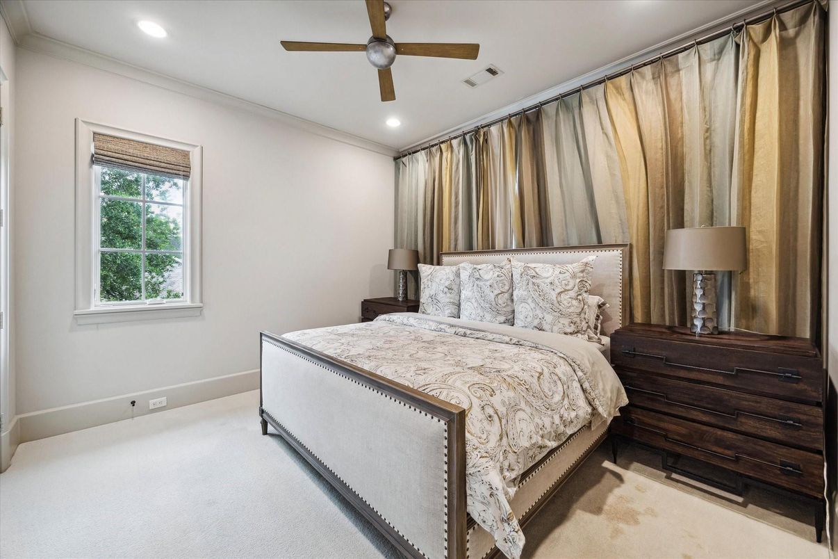 Bedroom, Interior, Recessed Lighting