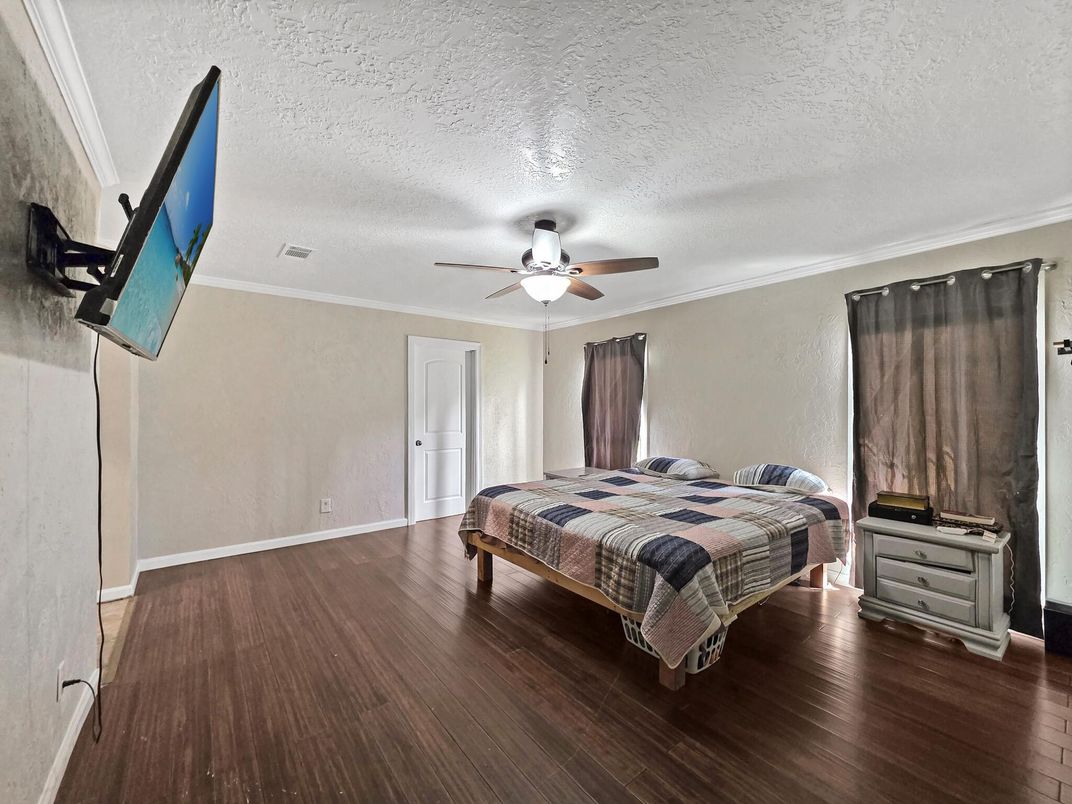 Bedroom, Interior, Wood Texture Flooring