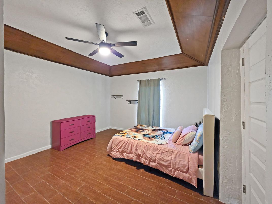 Bedroom, Interior, Wood Texture Flooring