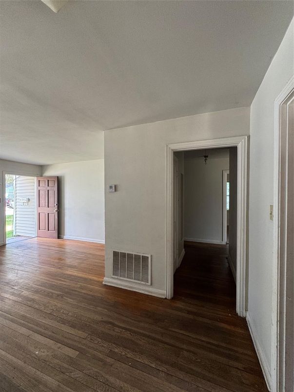 Empty room, Interior, Wood Texture Flooring