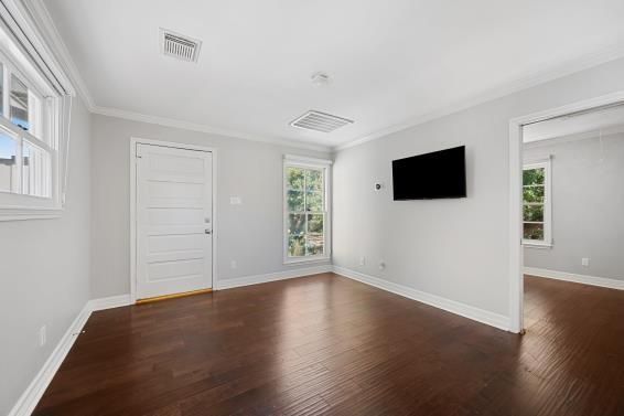 Empty room, Interior, Wood Texture Flooring