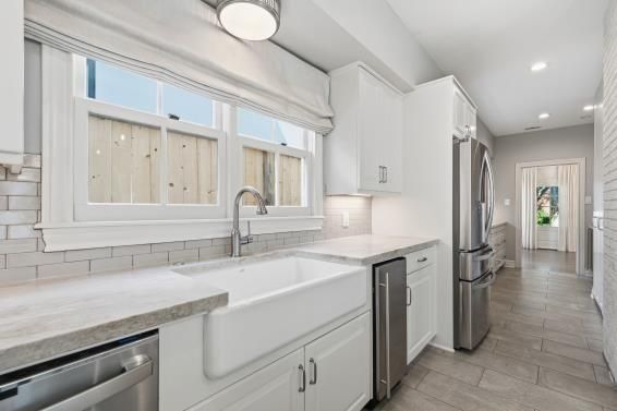Interior, Kitchen, Recessed Lighting, Stainless Steel Appliances