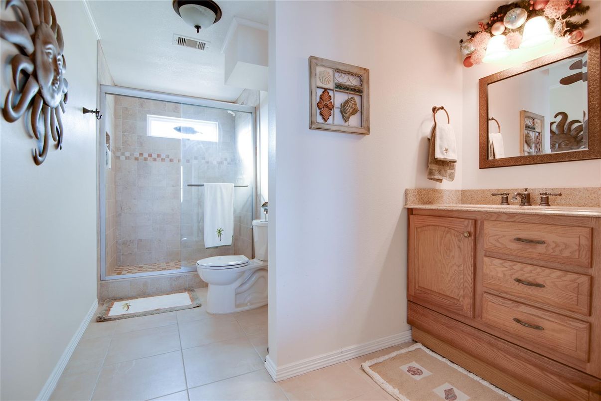 Bathroom, Glass Shower, Interior