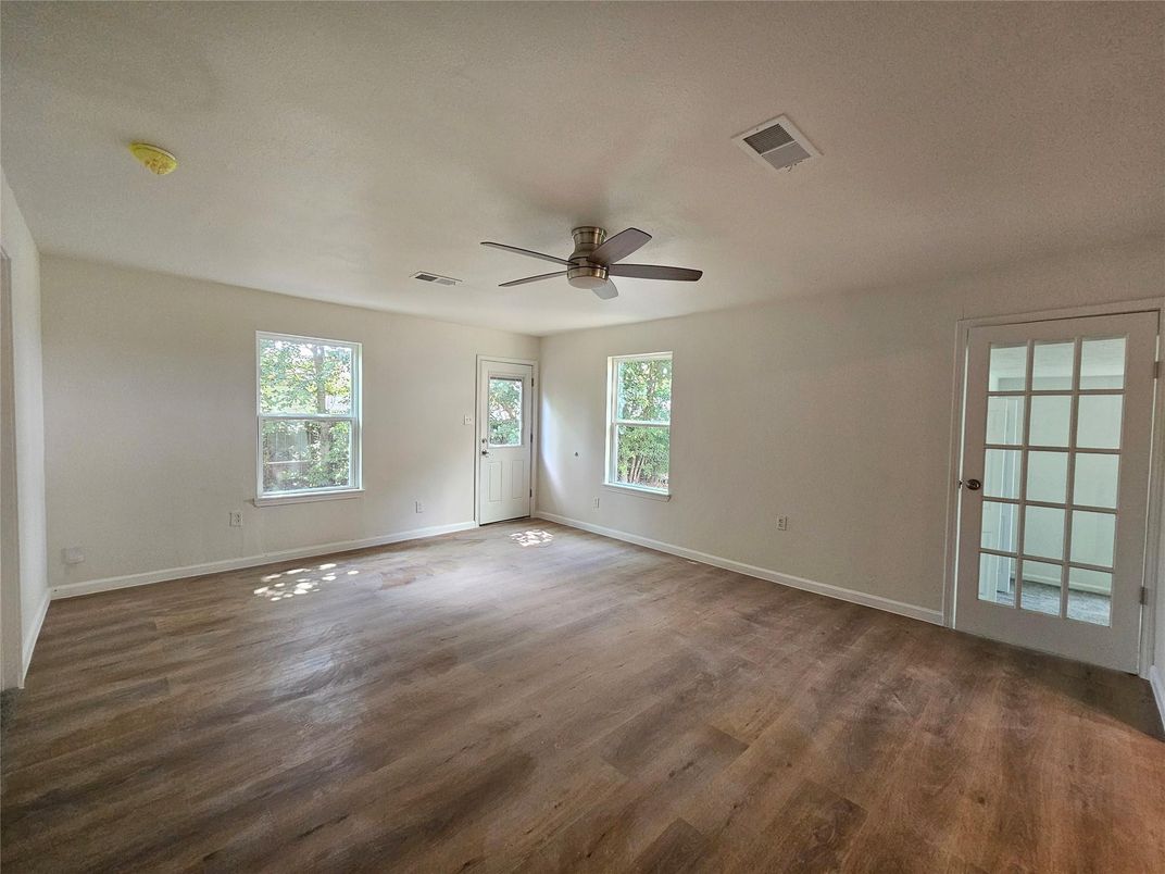 Empty room, Interior, Wood Texture Flooring