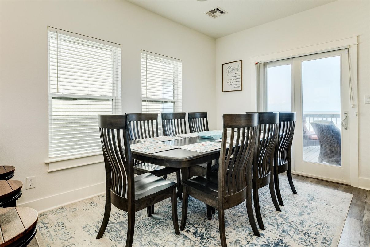 Dining room, Interior, Wood Texture Flooring