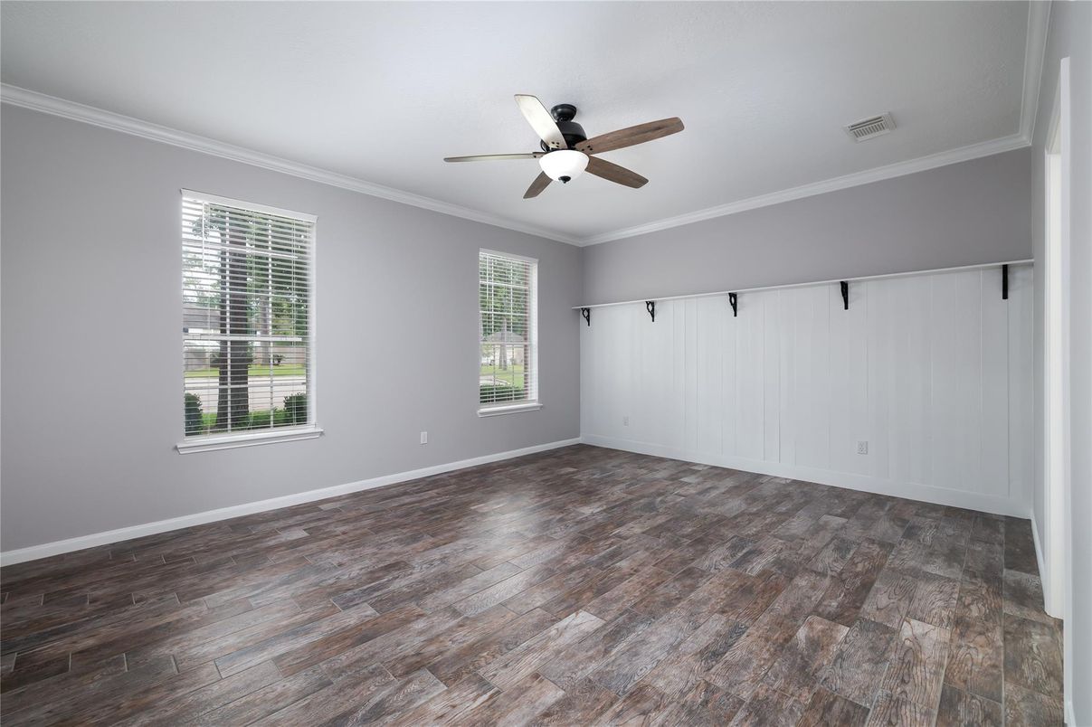 Empty room, Interior, Wood Texture Flooring