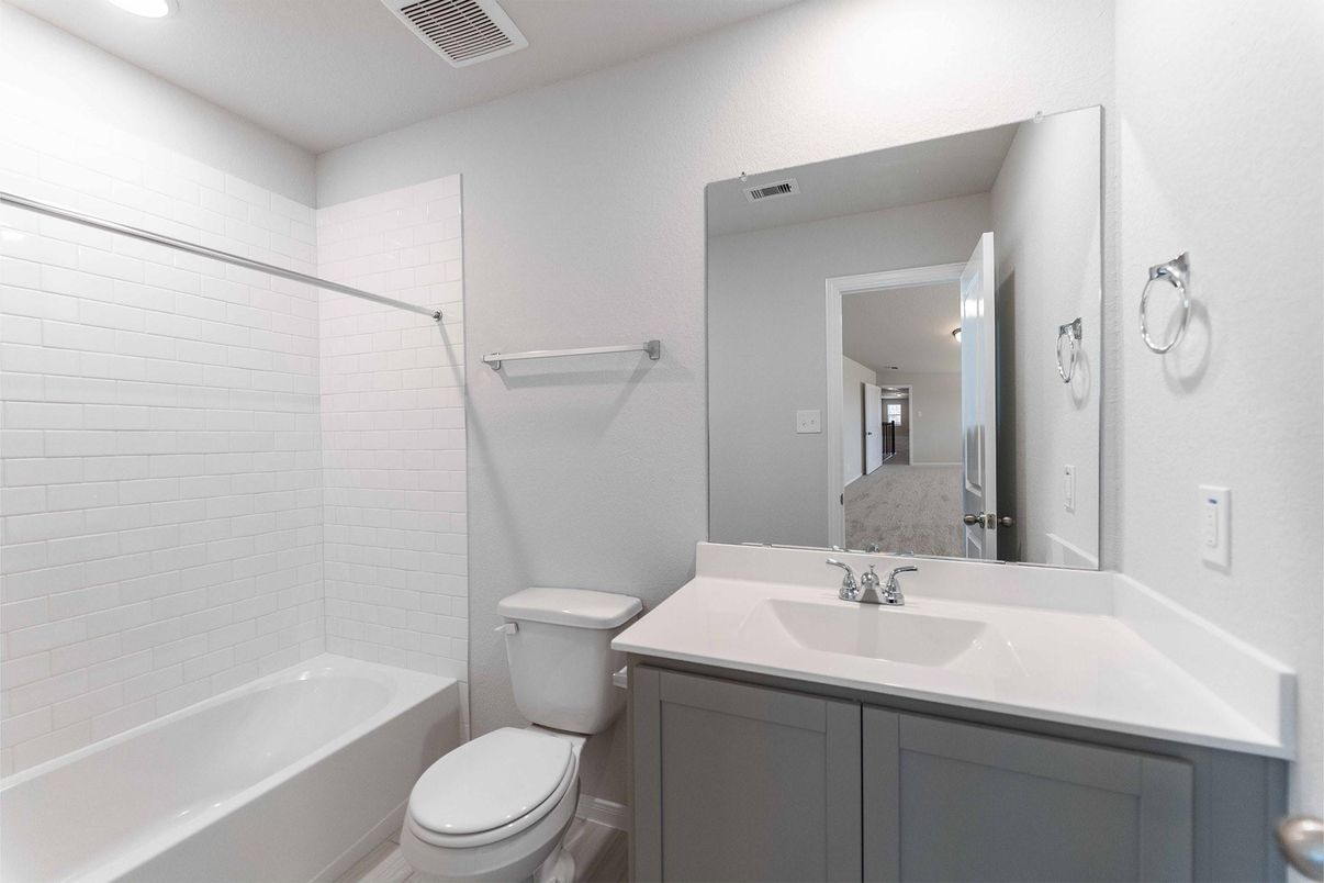 Bathroom, Interior, Recessed Lighting