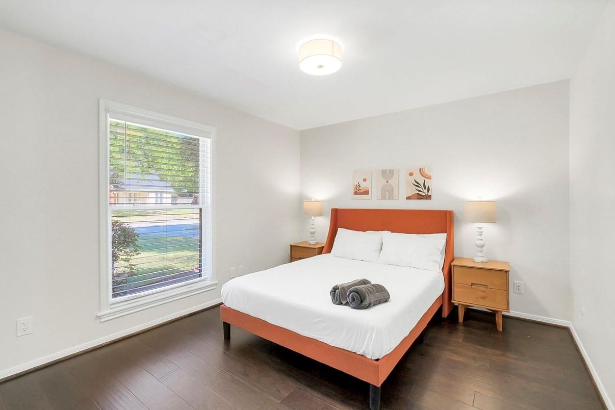 Bedroom, Interior, Wood Texture Flooring