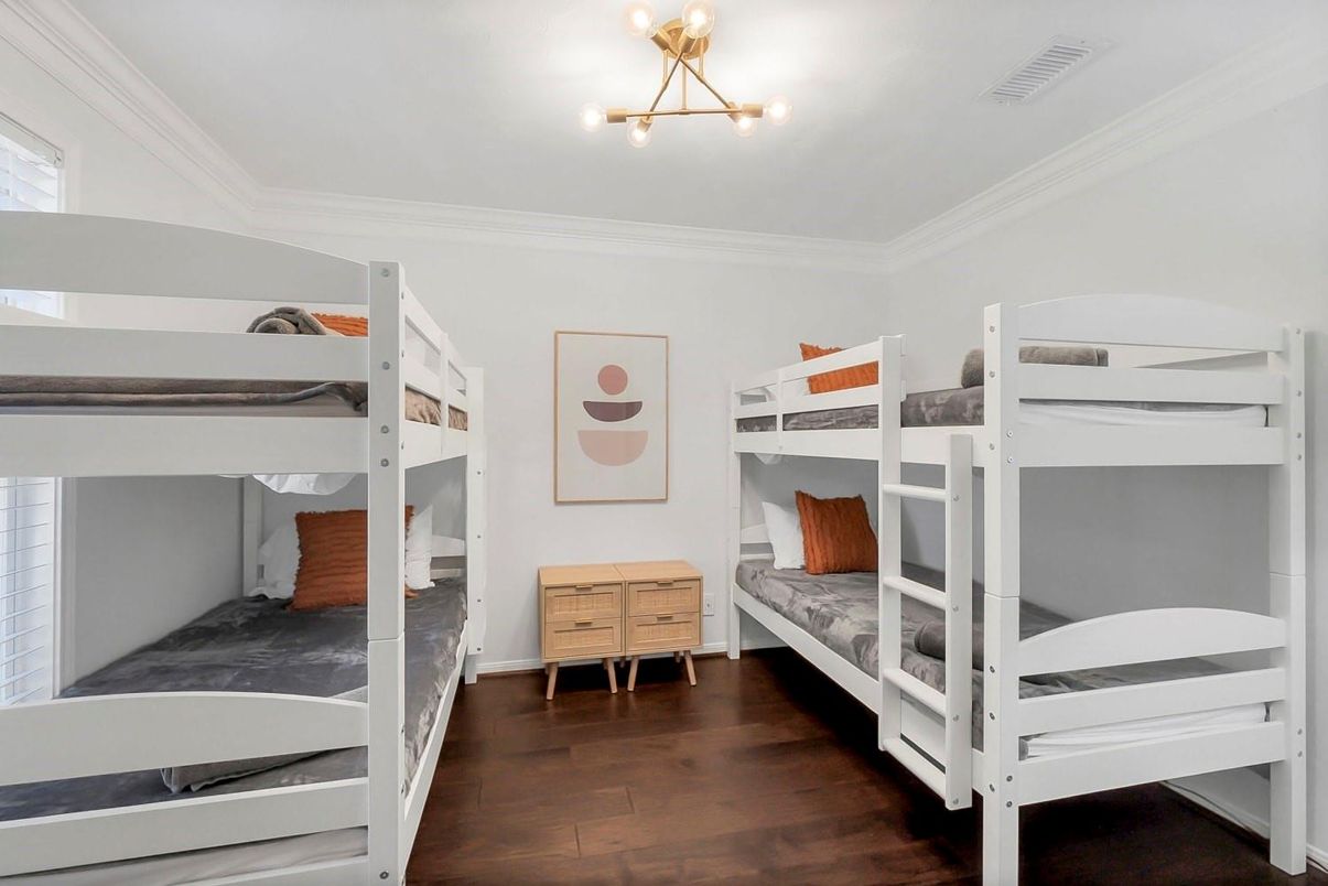 Bedroom, Interior, Wood Texture Flooring