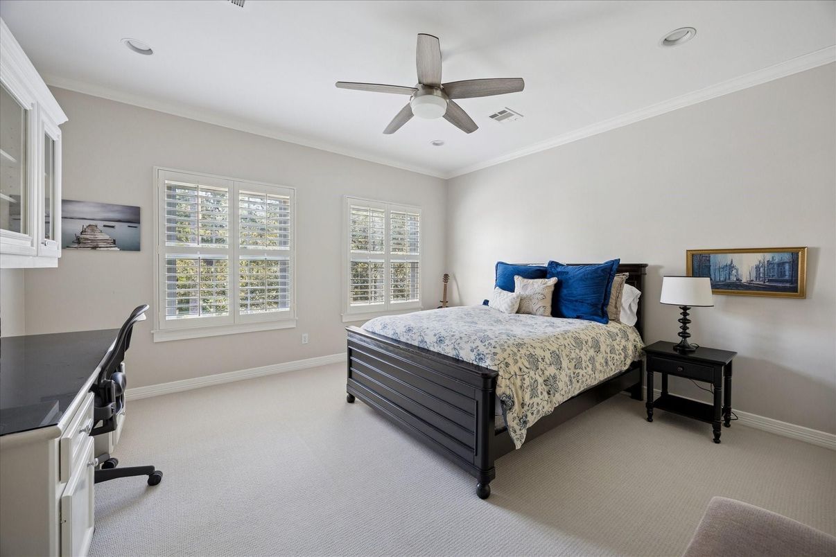 Bedroom, Home Office, Interior, Recessed Lighting