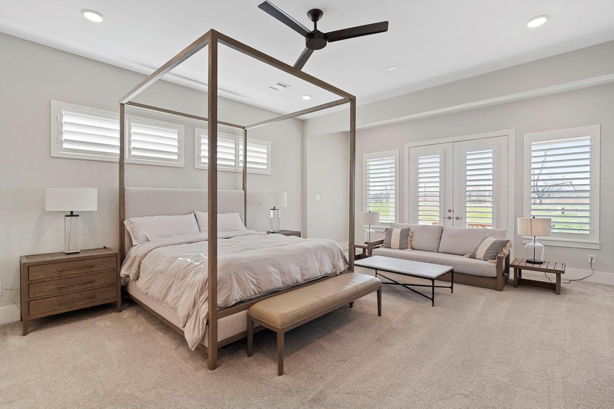 Bedroom, Interior, Recessed Lighting