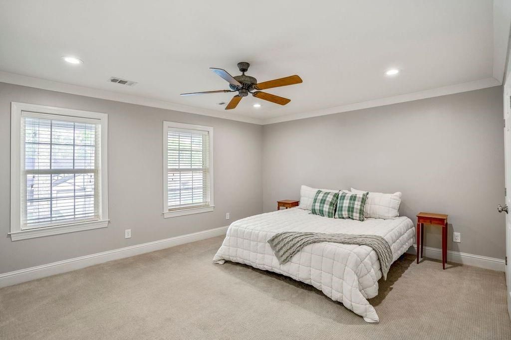 Bedroom, Interior, Recessed Lighting