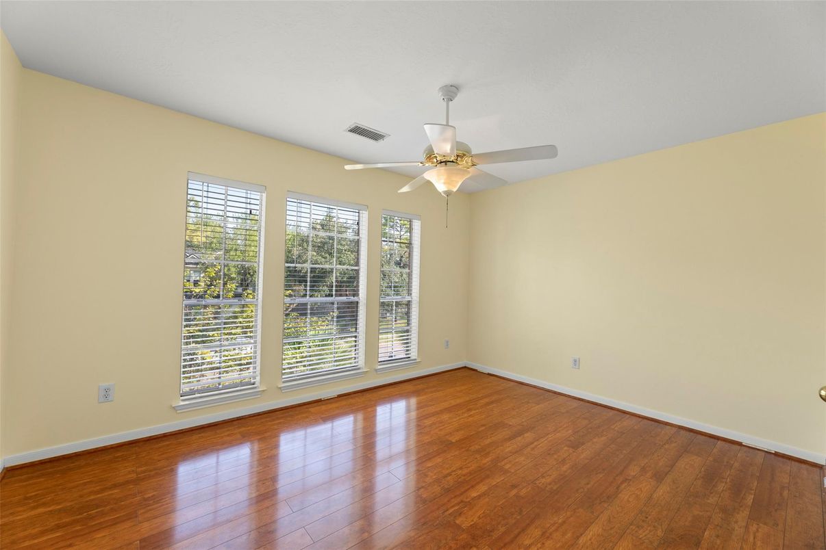 Empty room, Interior, Wood Texture Flooring