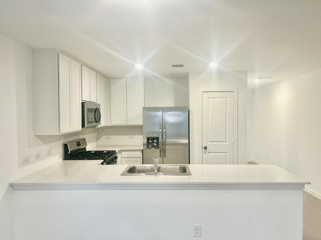 Interior, Kitchen, Recessed Lighting, Stainless Steel Appliances