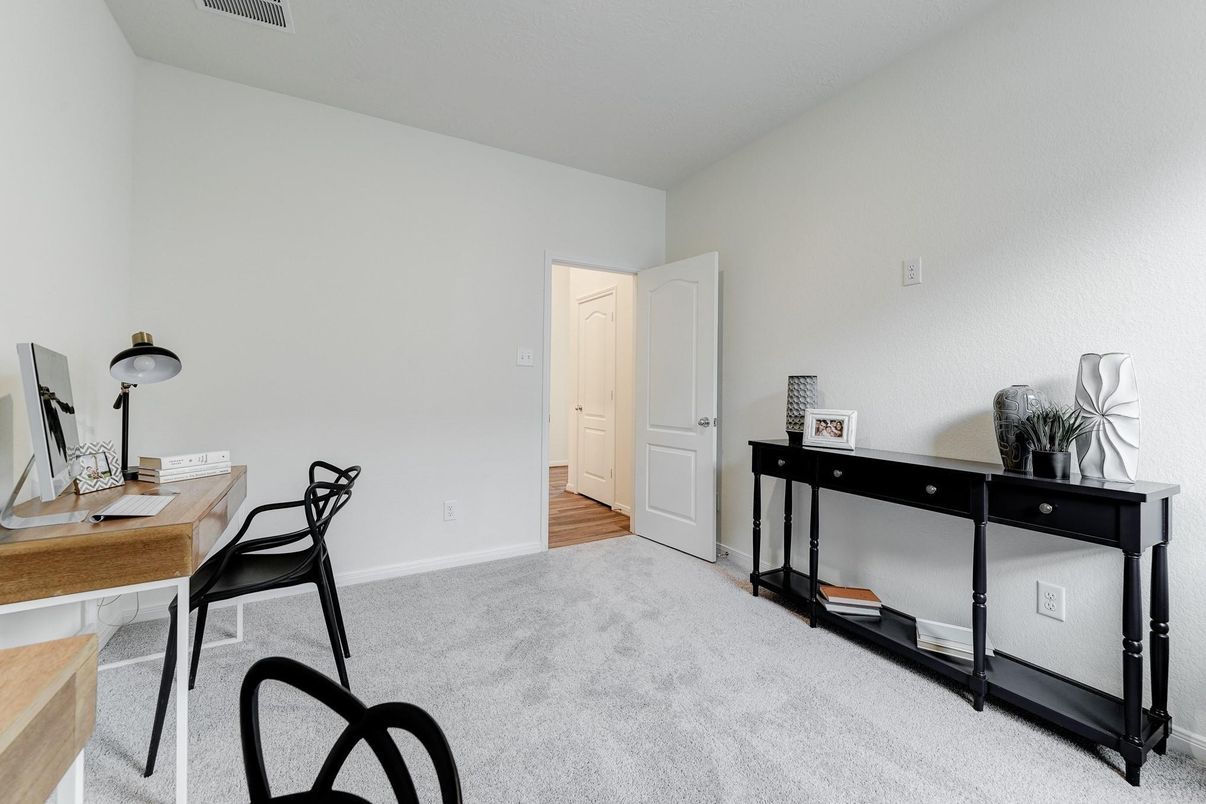 Home Office, Interior, Wood Texture Flooring