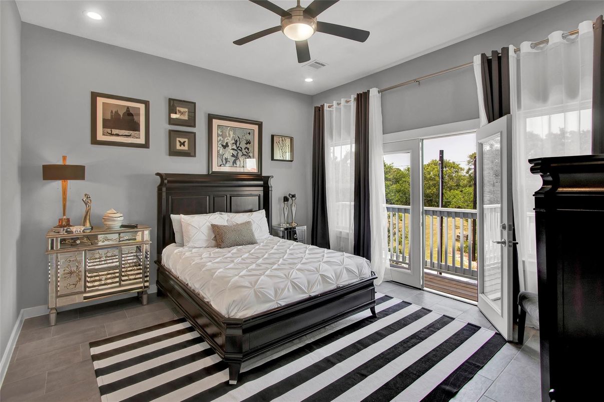 Bedroom, Interior, Recessed Lighting