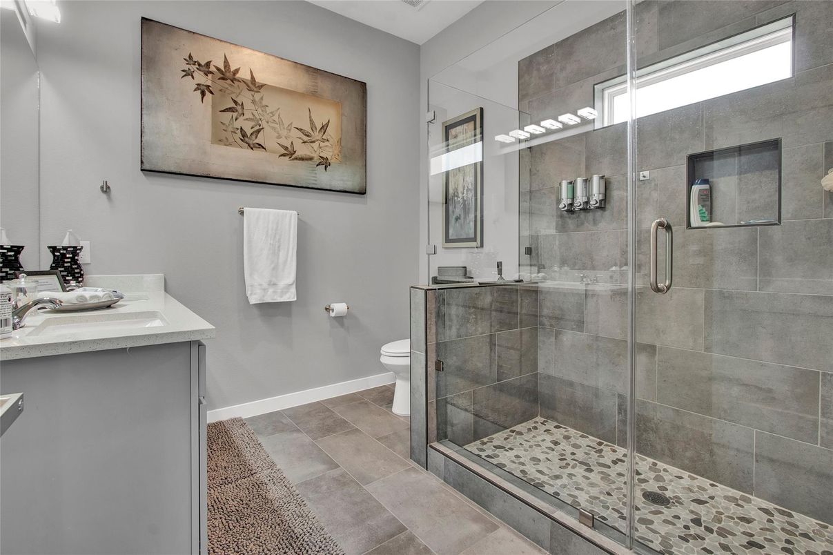 Bathroom, Glass Shower, Interior