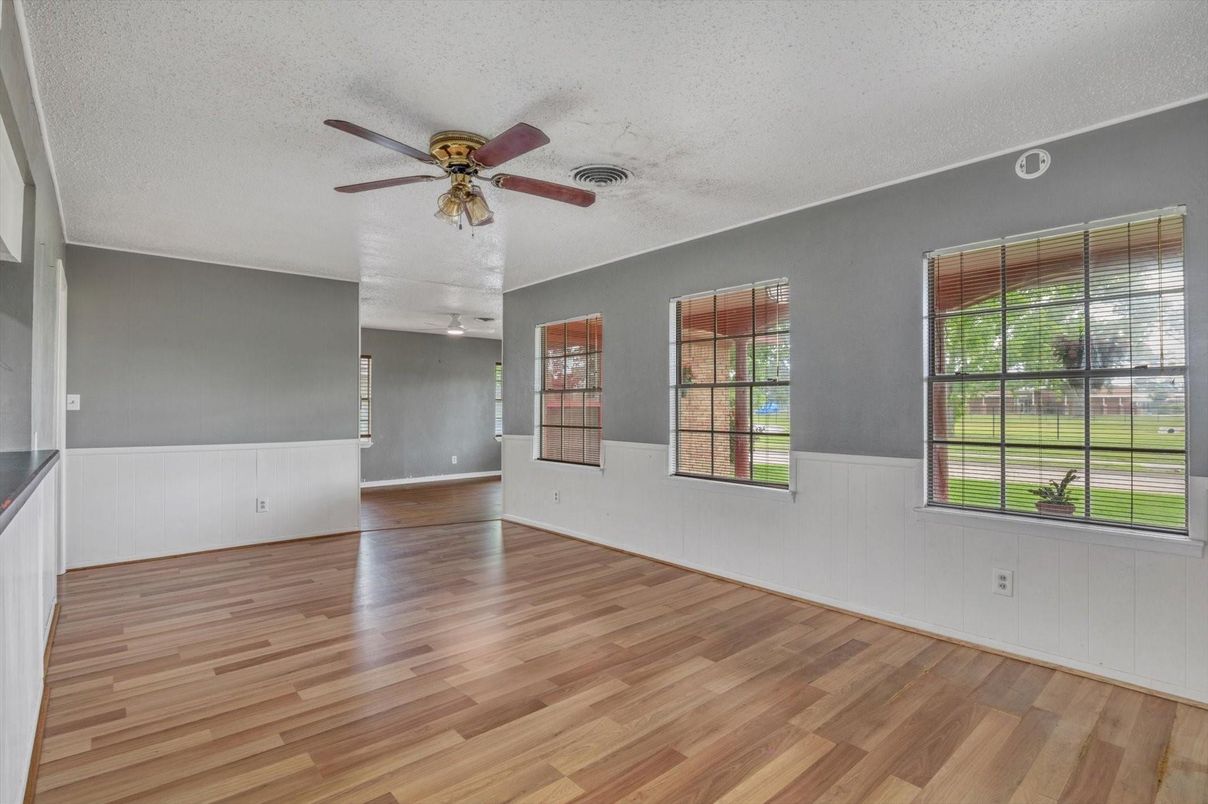 Empty room, Interior, Wood Texture Flooring