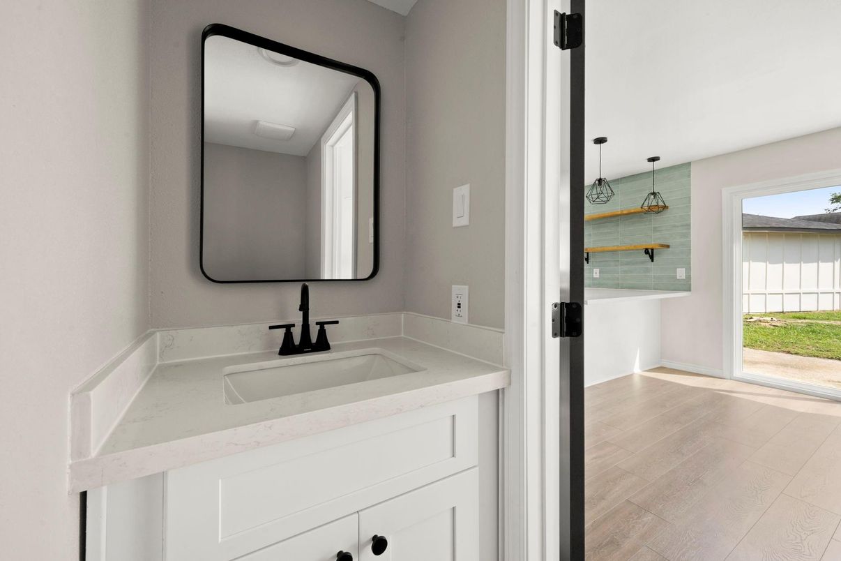 Bathroom, Interior, Wood Texture Flooring