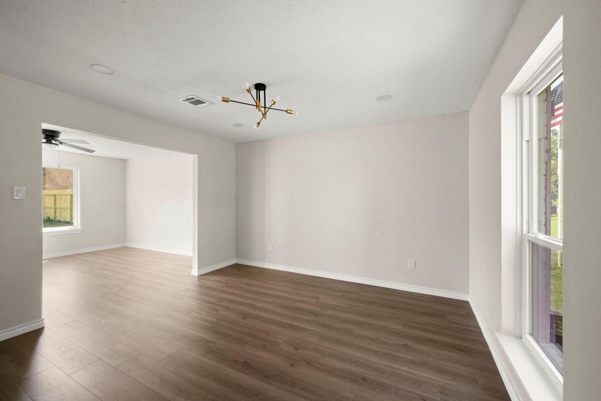 Empty room, Interior, Wood Texture Flooring