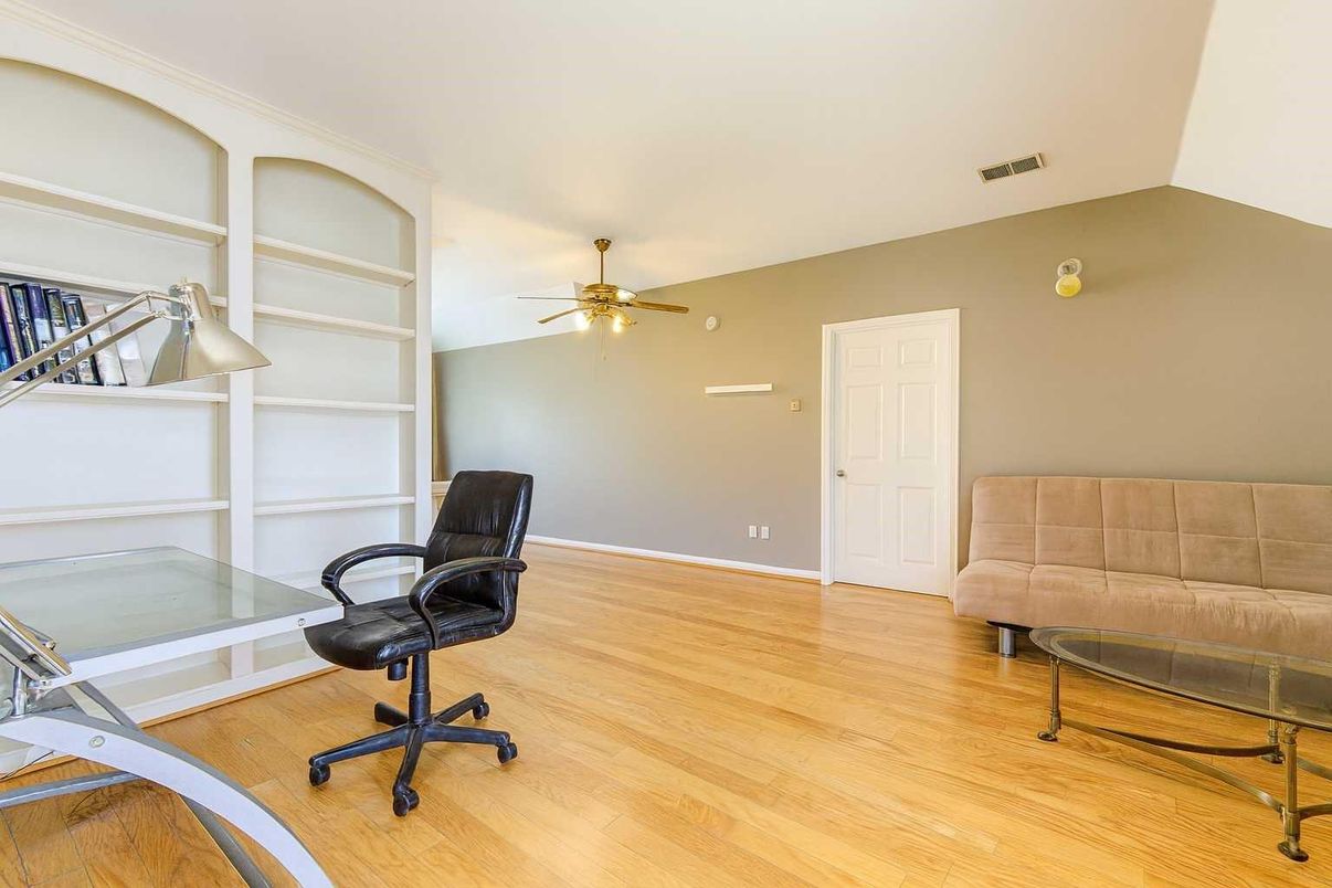 Home Office, Interior, Wood Texture Flooring