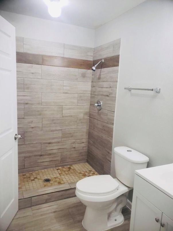 Bathroom, Interior, Wood Texture Flooring