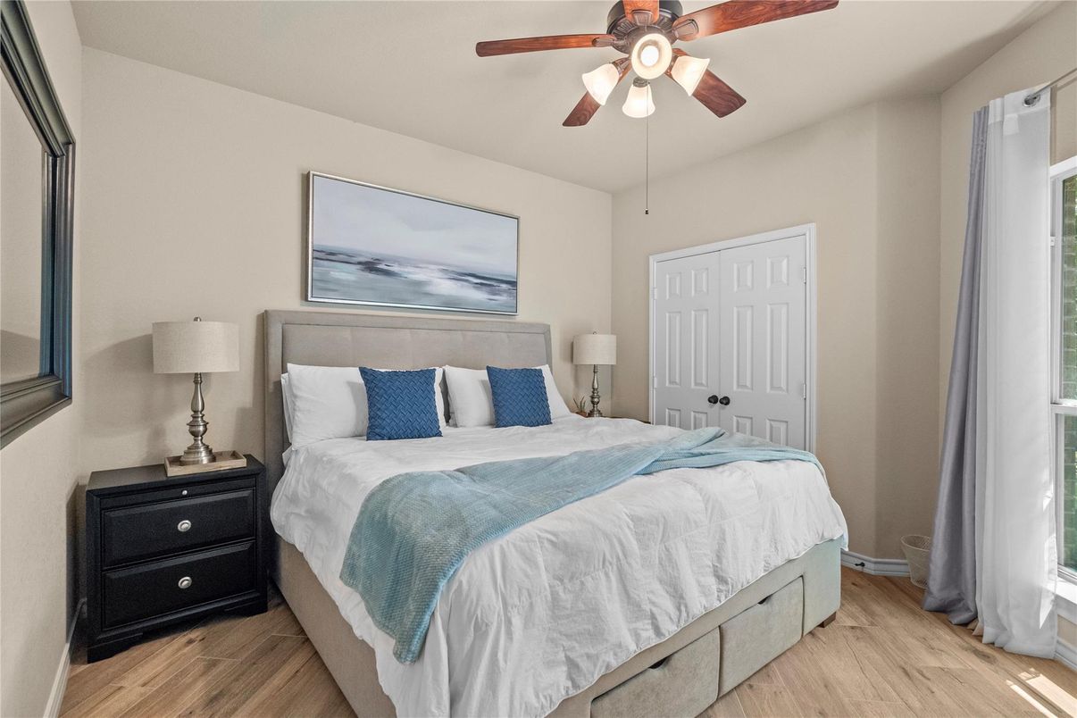Bedroom, Interior, Wood Texture Flooring