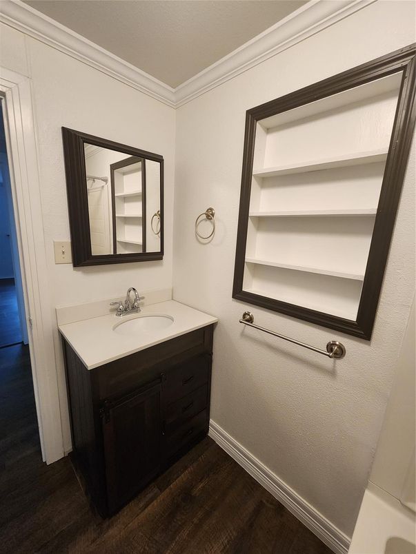 Bathroom, Interior, Wood Texture Flooring