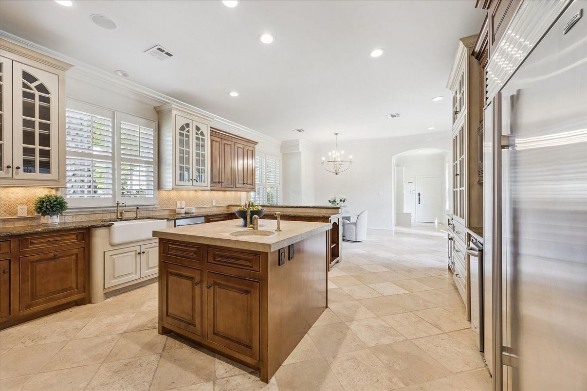 Chandelier, Interior, Kitchen, Recessed Lighting
