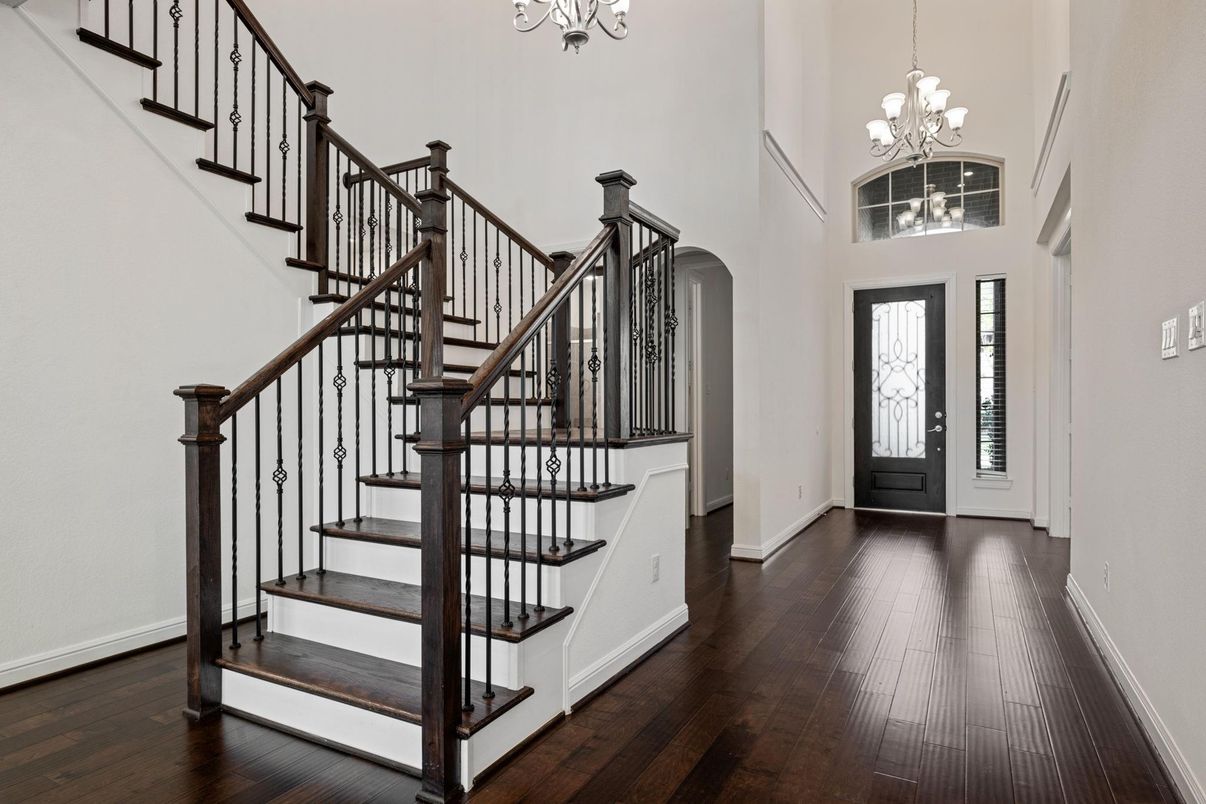 Chandelier, Interior, Pendant Lights, Wood Texture Flooring