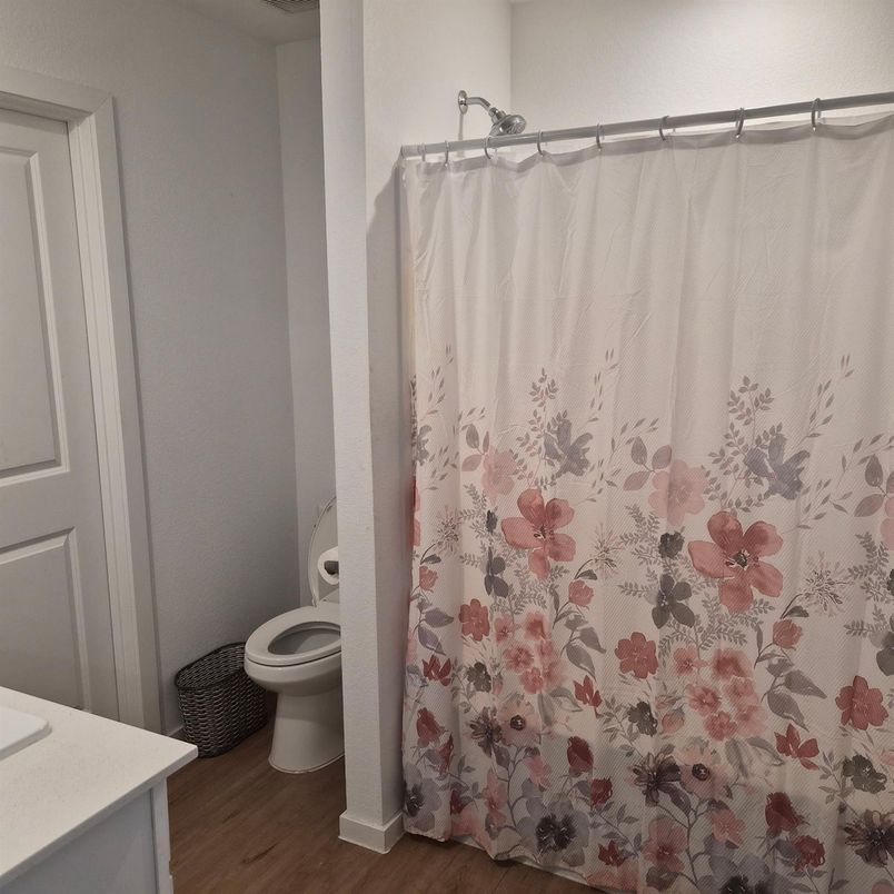 Bathroom, Interior, Wood Texture Flooring