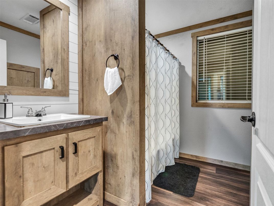 Bathroom, Interior, Wood Texture Flooring