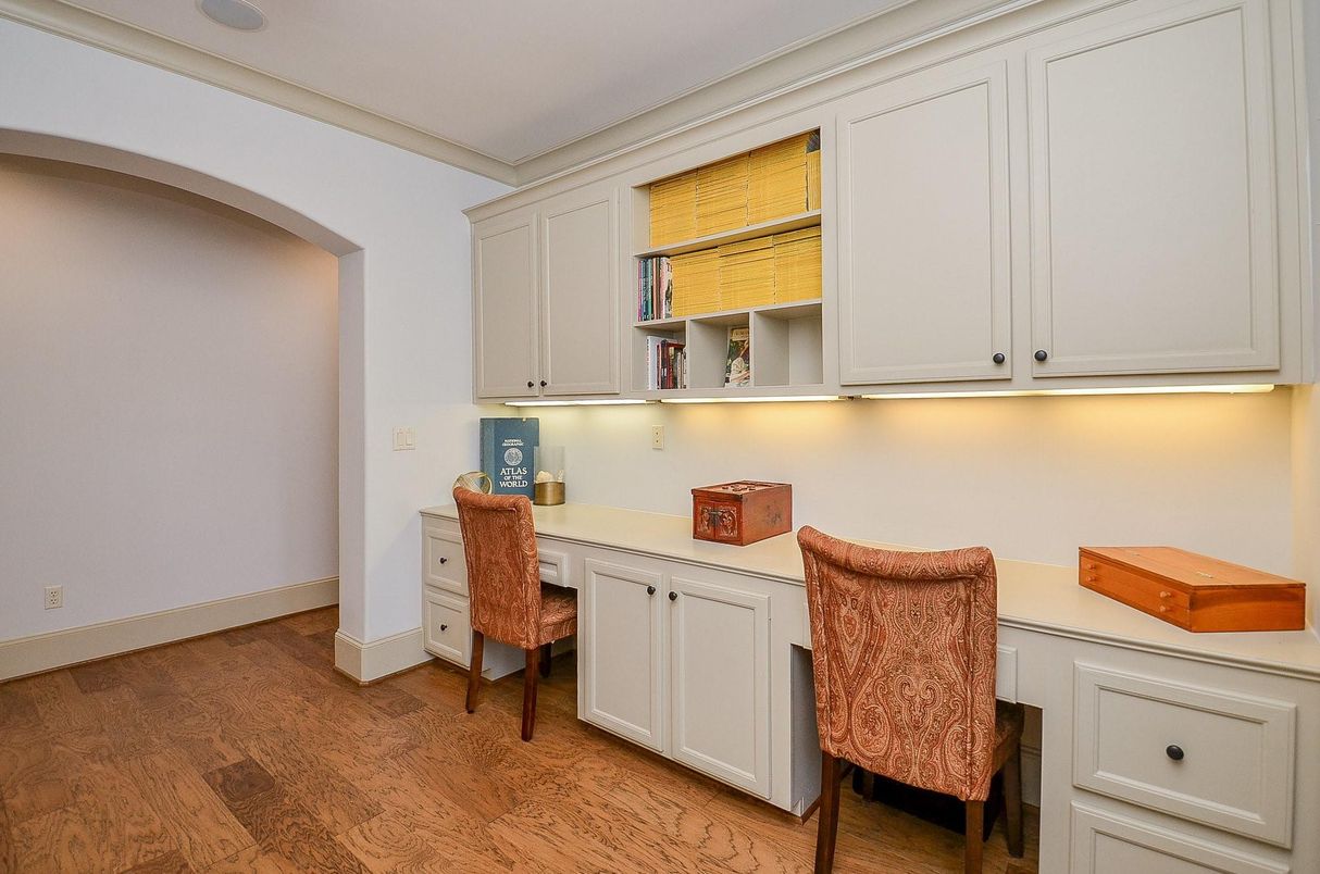 Home Office, Interior, Wood Texture Flooring