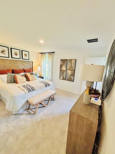 Bedroom, Interior, Recessed Lighting