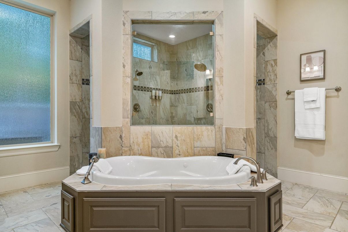 Bathroom, Glass Shower, Interior, Marble
