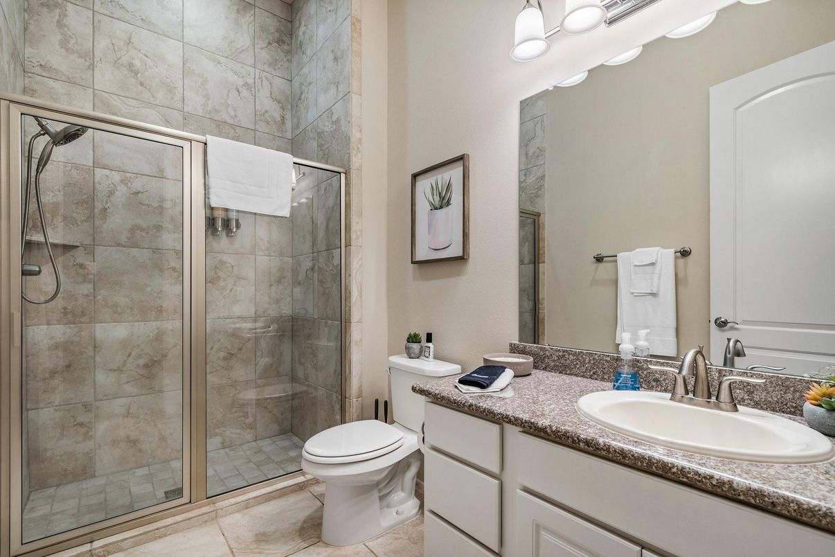 Bathroom, Glass Shower, Interior