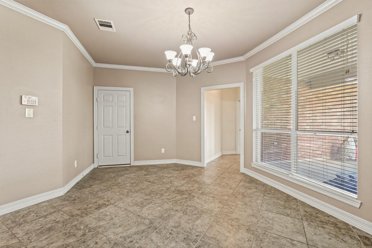 Chandelier, Empty room, Interior