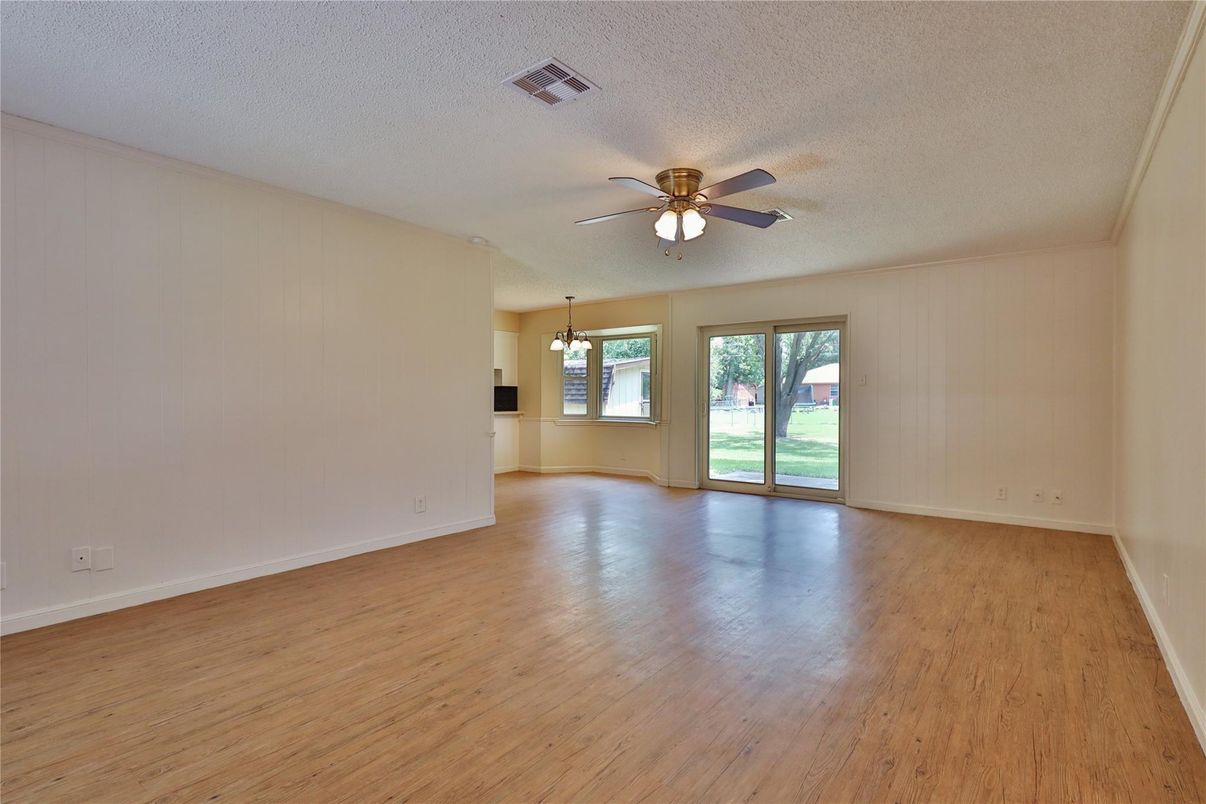Empty room, Interior, Wood Texture Flooring