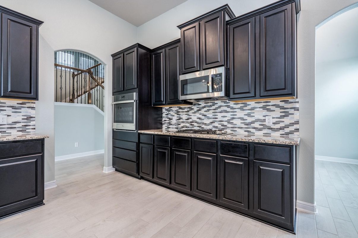 Interior, Kitchen, Wood Texture Flooring