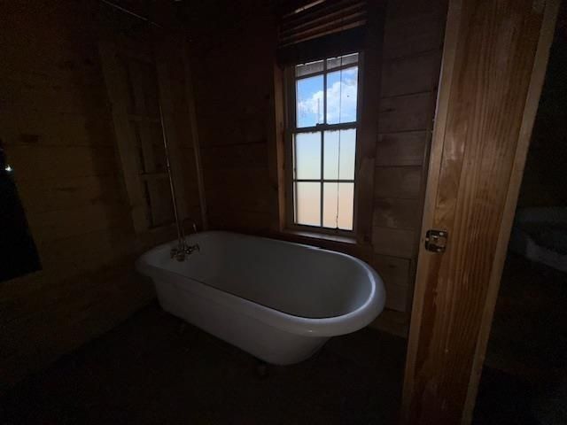 Bathroom, Free Standing Baths, Interior, Wooden Walls