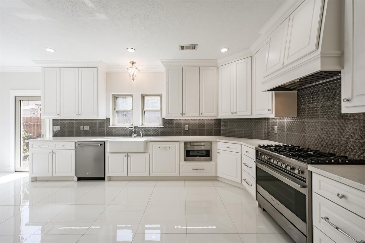 Interior, Kitchen, Recessed Lighting, Stainless Steel Appliances