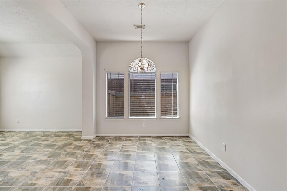 Chandelier, Empty room, Interior