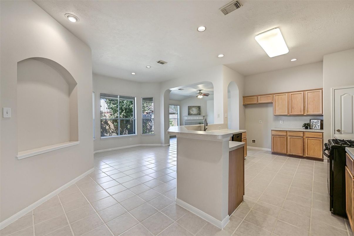 Interior, Kitchen, Recessed Lighting