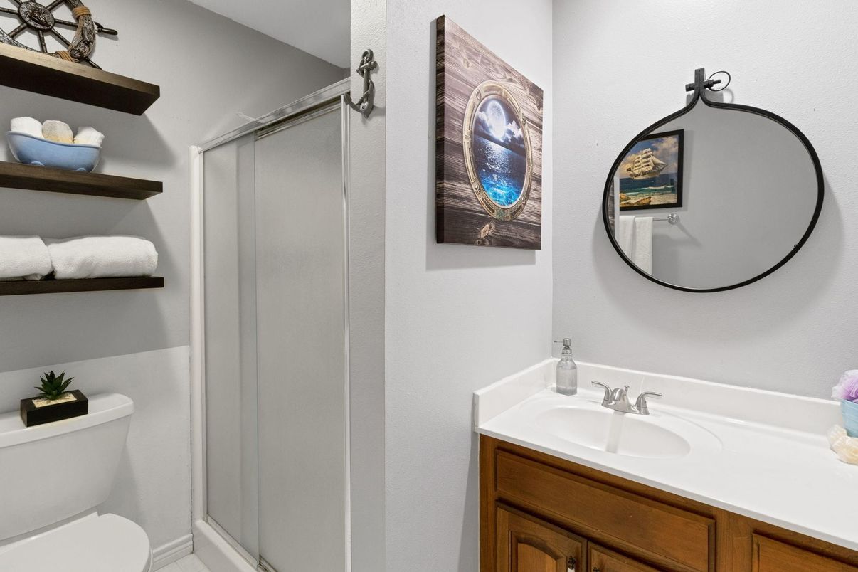 Bathroom, Glass Shower, Interior