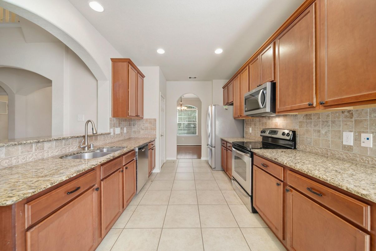 Interior, Kitchen, Recessed Lighting, Stainless Steel Appliances