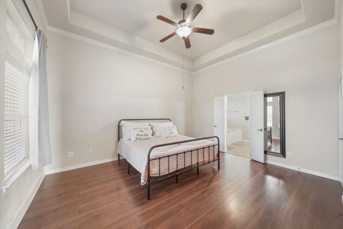 Bedroom, Interior, Wood Texture Flooring