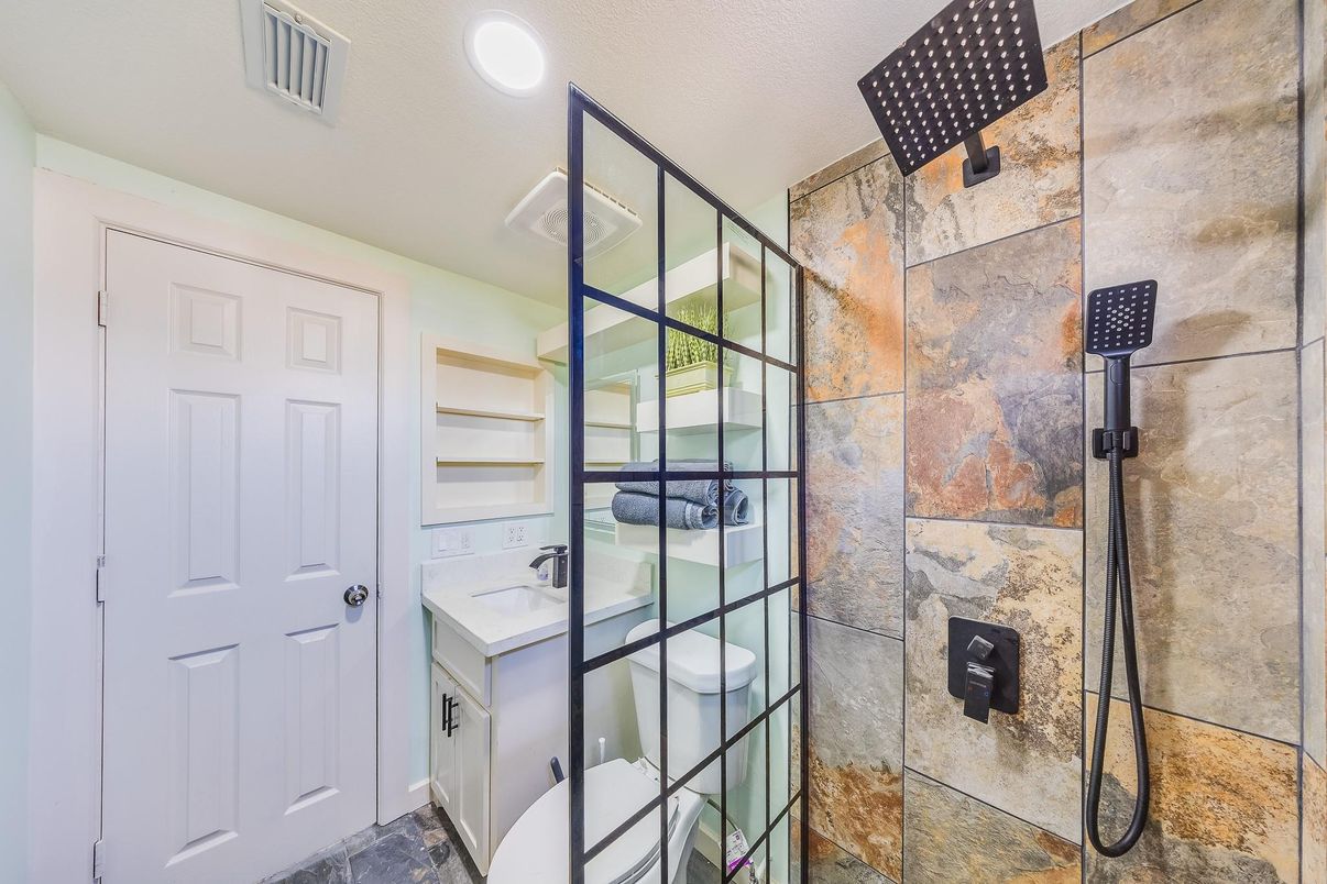 Bathroom, Glass Shower, Interior