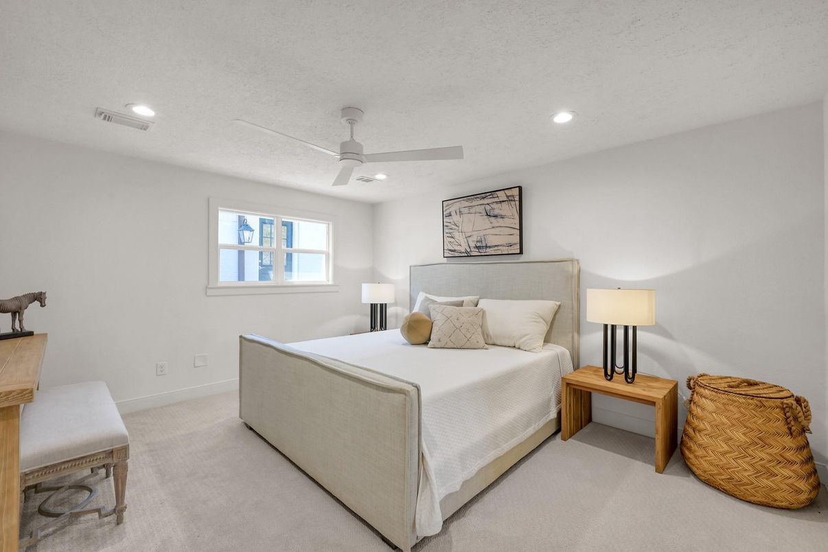 Bedroom, Interior, Recessed Lighting